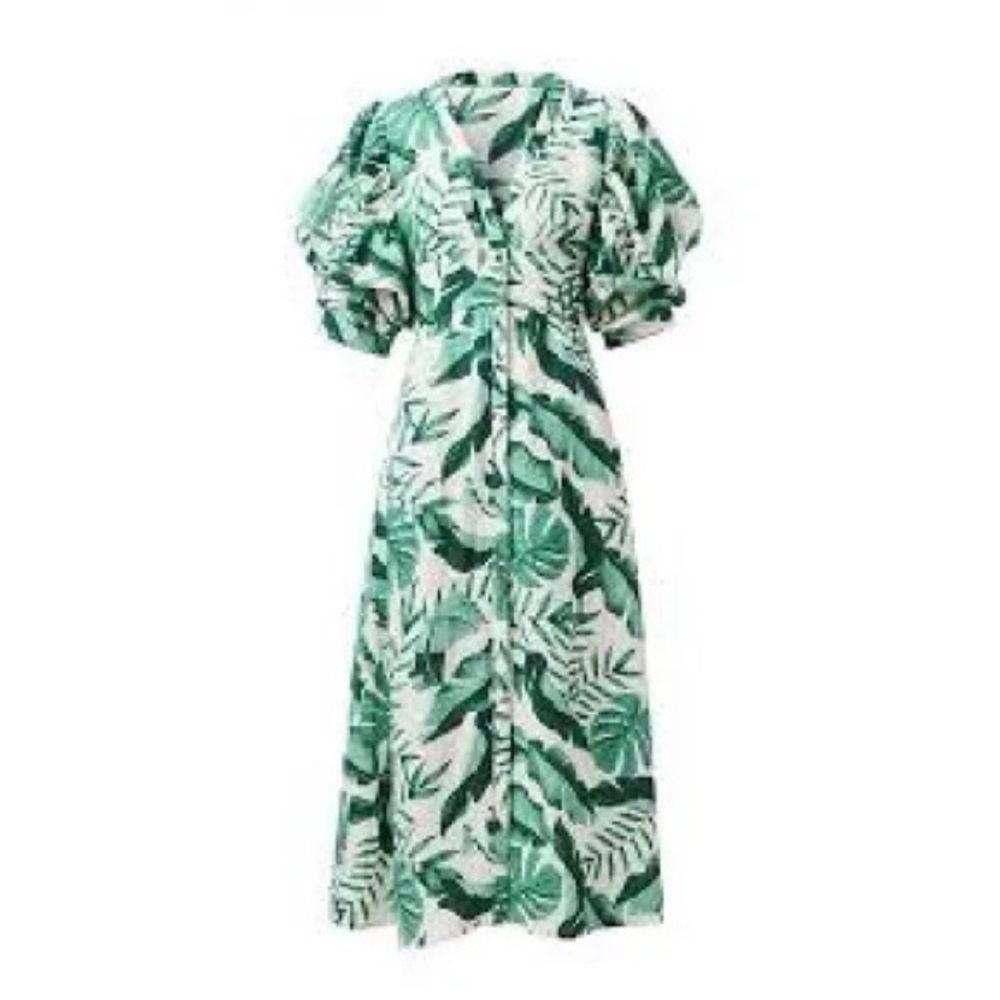 Johanna Ortiz x H&M linen blend dress. size S